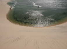 Дакла - место, где встречается море и пустыня