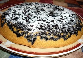 Черничный пирог