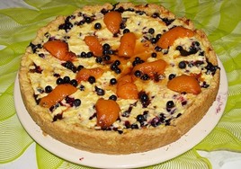 Финский фруктовый пирог