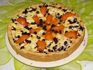 Финский фруктовый пирог