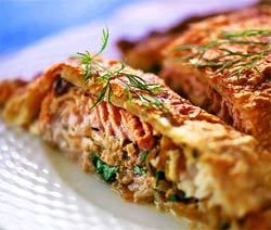 Финский рыбный пирог с лососем