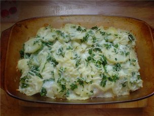 Роскошная рыбно-картофельная запеканка