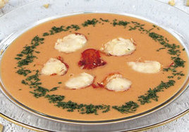 Суп-крем с омаром