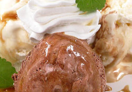 Десерт "Мороженное со сливками"